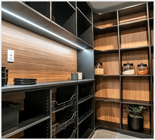 transforming an unorganized home with custom shelving products and designs in las vegas